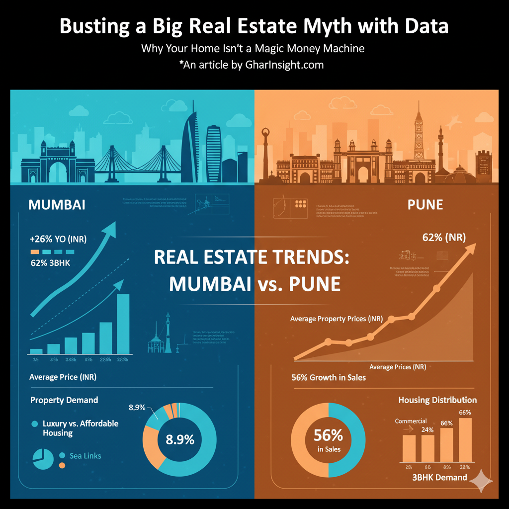 Busting a Big Real Estate Myth with Data: Why Your Home Isn’t a Magic Money Machine